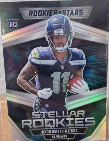 Jaxon Smith Njigba #SR-9 Football Cards 2023 Panini Rookies & Stars Stellar Rookies