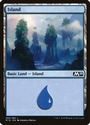 Island #268 Magic Core Set 2019