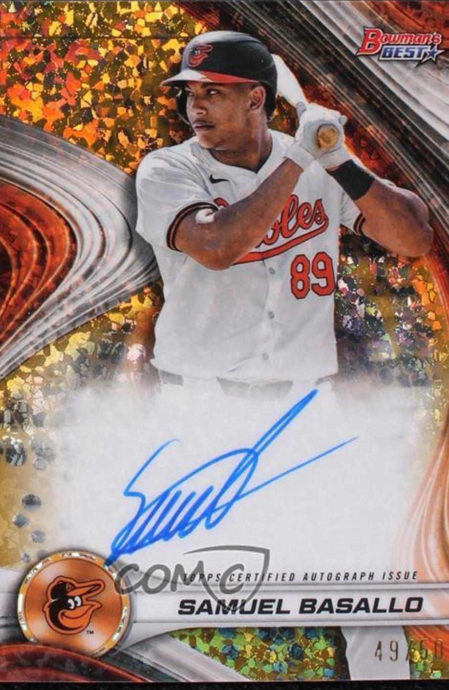 Samuel Basallo [Gold Mini-Diamond Refractor] #B24-SB