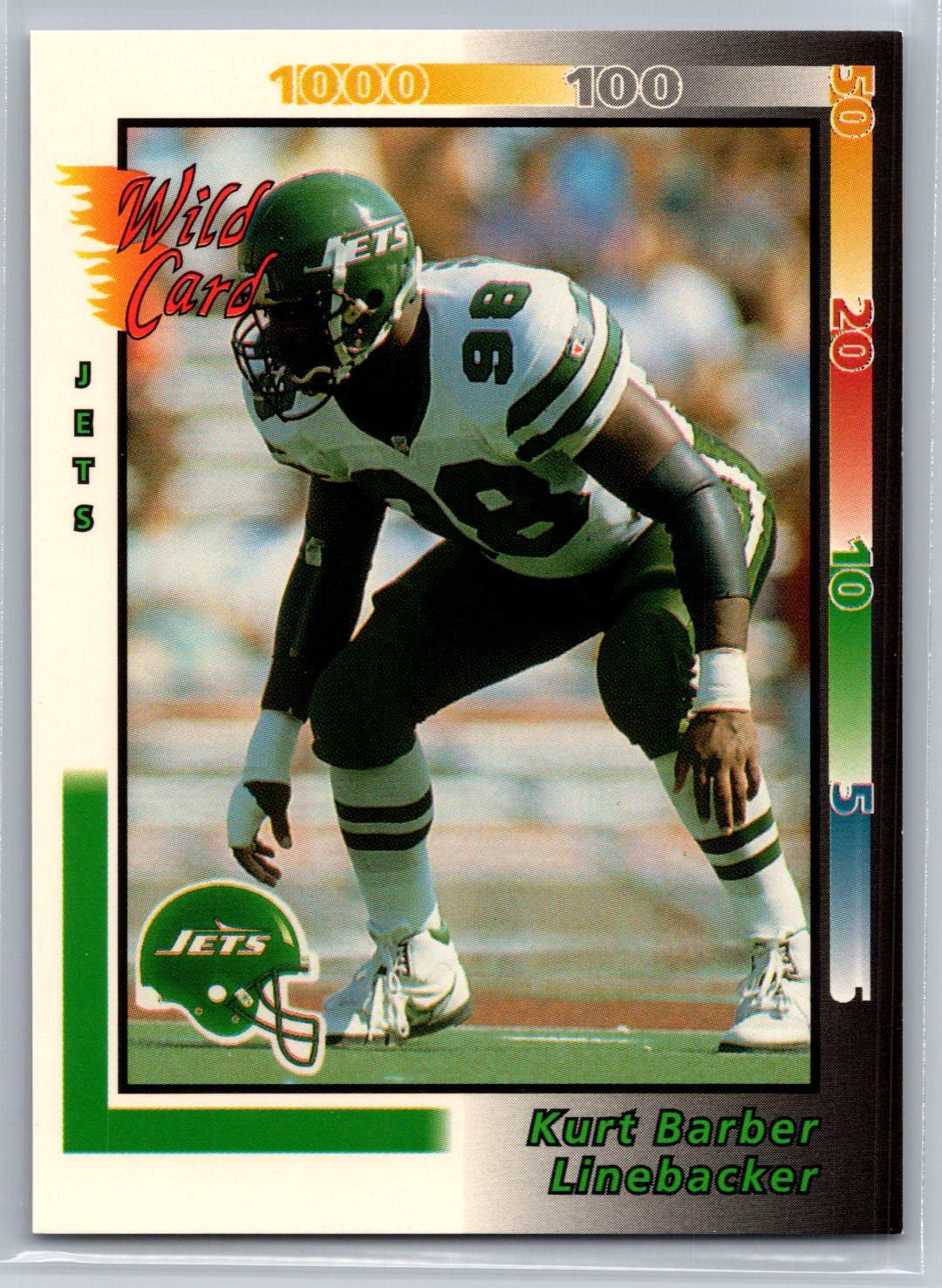 Kurt Barber #401 Football Cards 1992 Wild Card