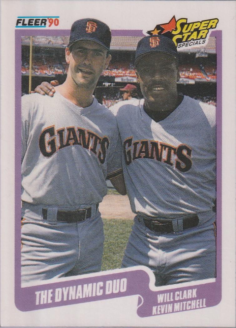 1990 The Dynamic Duo: Will Clark / Kevin Mitchell #637