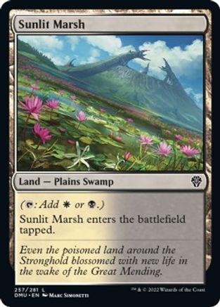 Sunlit Marsh #257 Magic Dominaria United