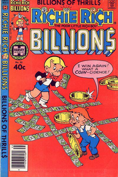 Richie Rich Billions #35 (1980) Comic Books Richie Rich Billions