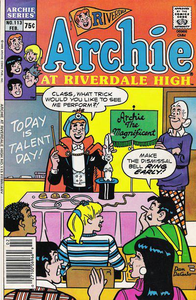 Archie at Riverdale High #113 (1987) Comic Books Archie at Riverdale High