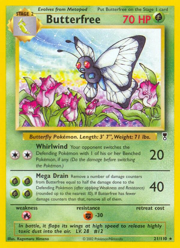 Butterfree #21 Pokemon Legendary Collection