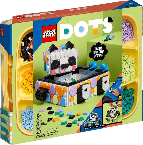 Cute Panda Tray #41959 LEGO Dots
