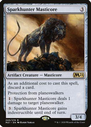 Sparkhunter Masticore #240 Magic Core Set 2021