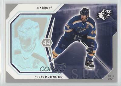 Chris Pronger #86 Hockey Cards 2003 SPx