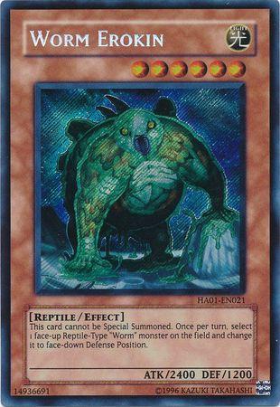 Worm Erokin HA01-EN021 YuGiOh Hidden Arsenal
