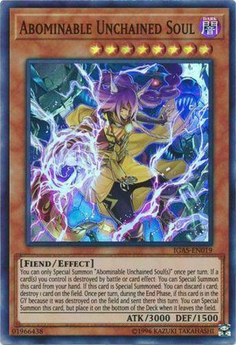 Abominable Unchained Soul IGAS-EN019 YuGiOh Ignition Assault