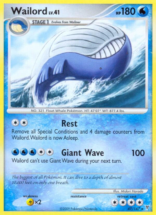 Wailord #47 Pokemon Supreme Victors