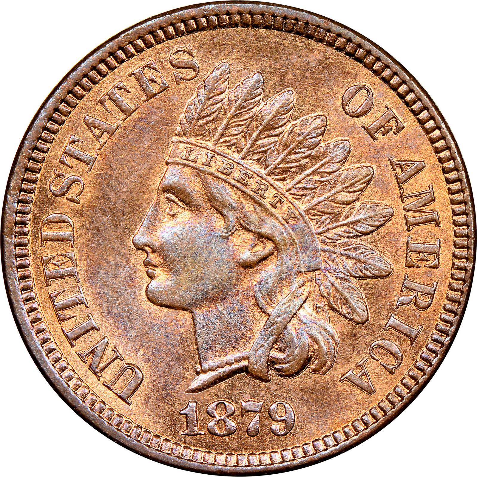 1879 Coins Indian Head Penny