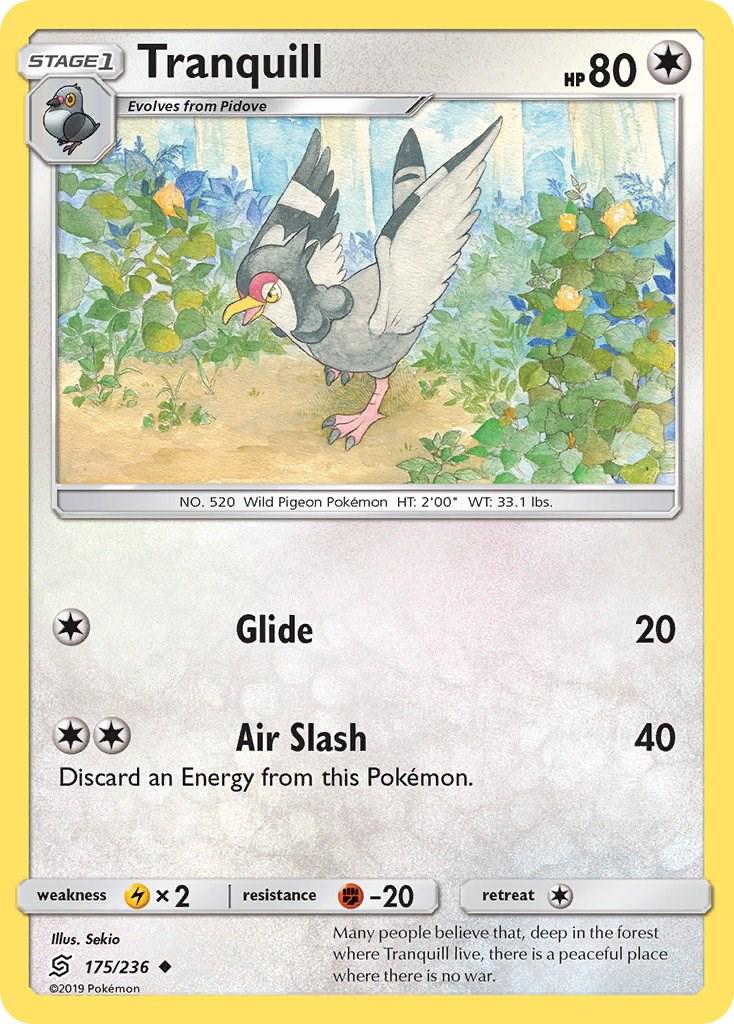 Tranquill #175 Pokemon Unified Minds