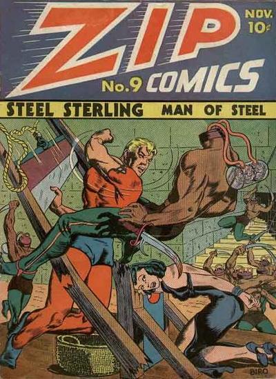 Zip Comics #9 (1940) Comic Books Zip Comics