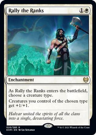 Rally the Ranks Magic Kaldheim