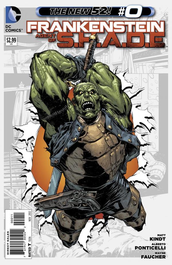 Frankenstein, Agent of S.H.A.D.E. #0 (2012) Comic Books Frankenstein: Agent Of S.H.A.D.E
