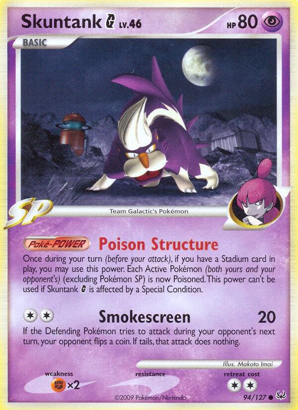 Skuntank G #94 Pokemon Platinum