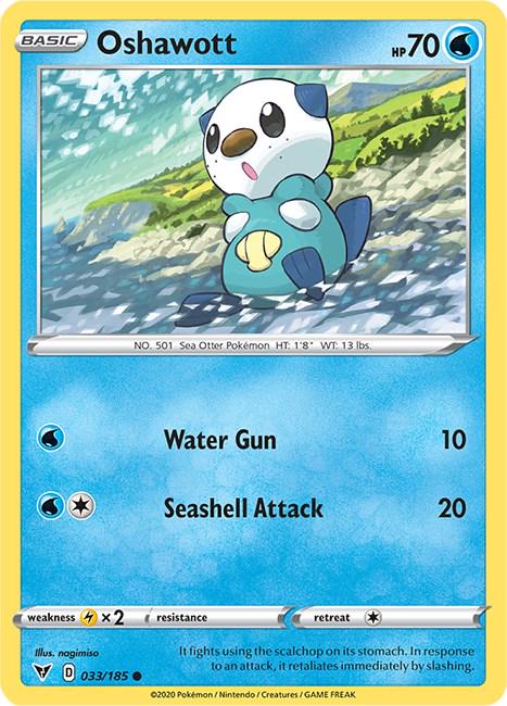 Oshawott #33 Pokemon Vivid Voltage