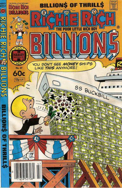 Richie Rich Billions #47 (1982) Comic Books Richie Rich Billions