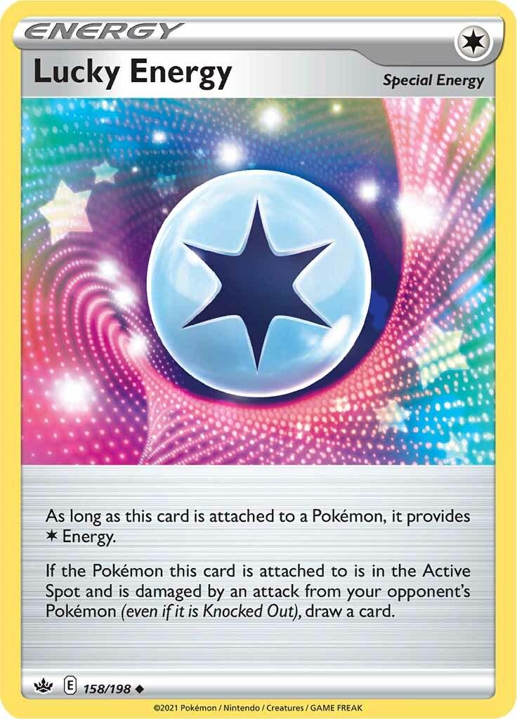 Lucky Energy #158 Pokemon Chilling Reign