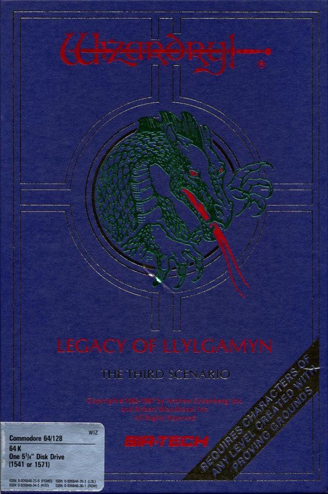 Wizardry Legacy of Llylgamyn the Third Scenario Commodore 64