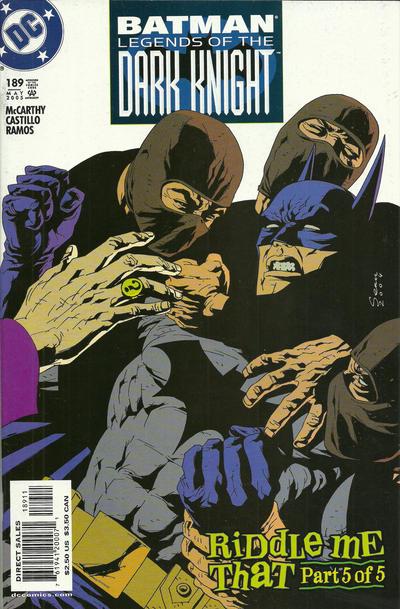 Batman: Legends of the Dark Knight #189 (2005) Comic Books Batman: Legends of the Dark Knight