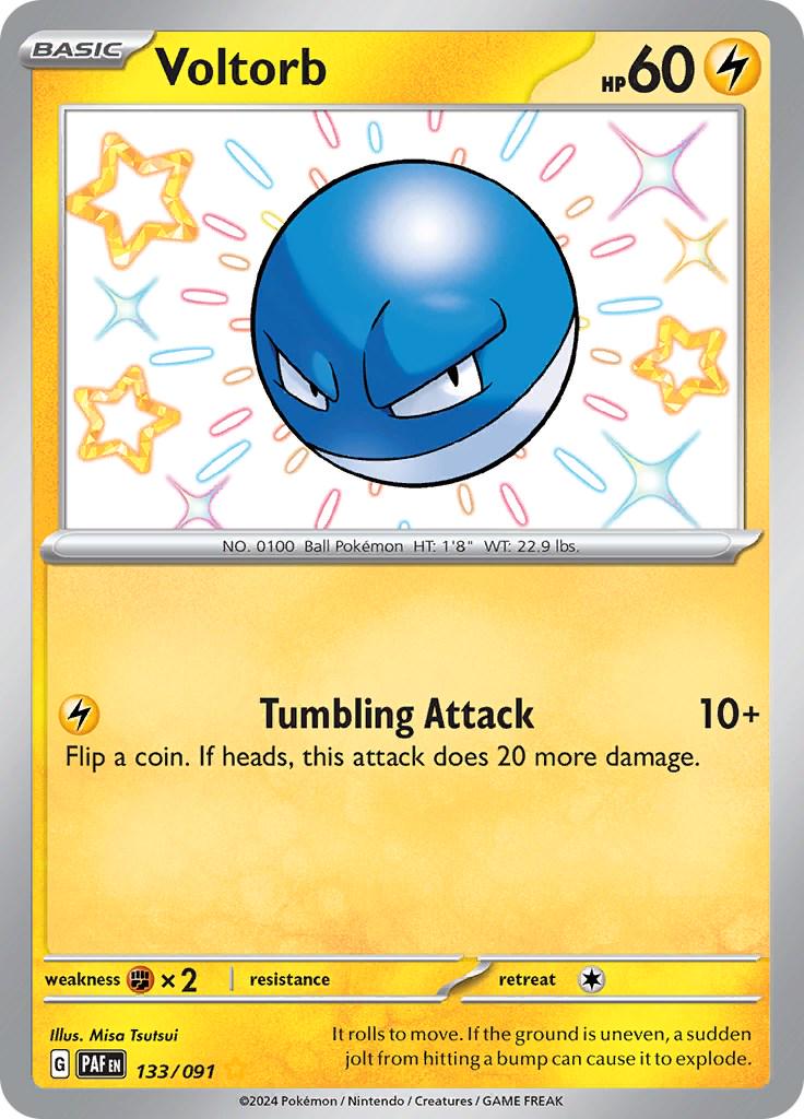 Voltorb #133 Pokemon Paldean Fates