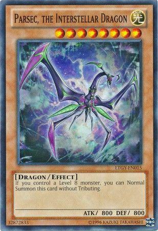 Parsec, the Interstellar Dragon LTGY-EN015 YuGiOh Lord of the Tachyon Galaxy