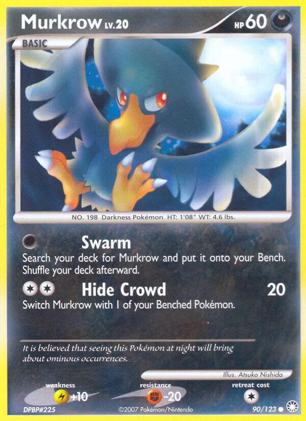 Murkrow #90 Pokemon Mysterious Treasures