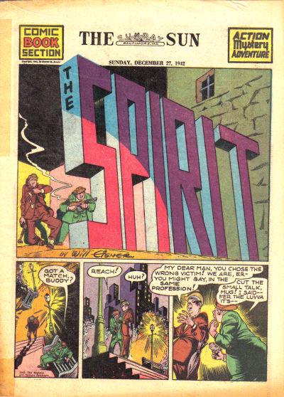 Spirit #12/27/1942 (1942) Comic Books Spirit