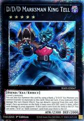 D/D/D Marksman King Tell [Platinum Secret Rare] RA05-EN047