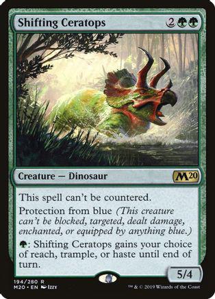 Shifting Ceratops #194 Magic Core Set 2020