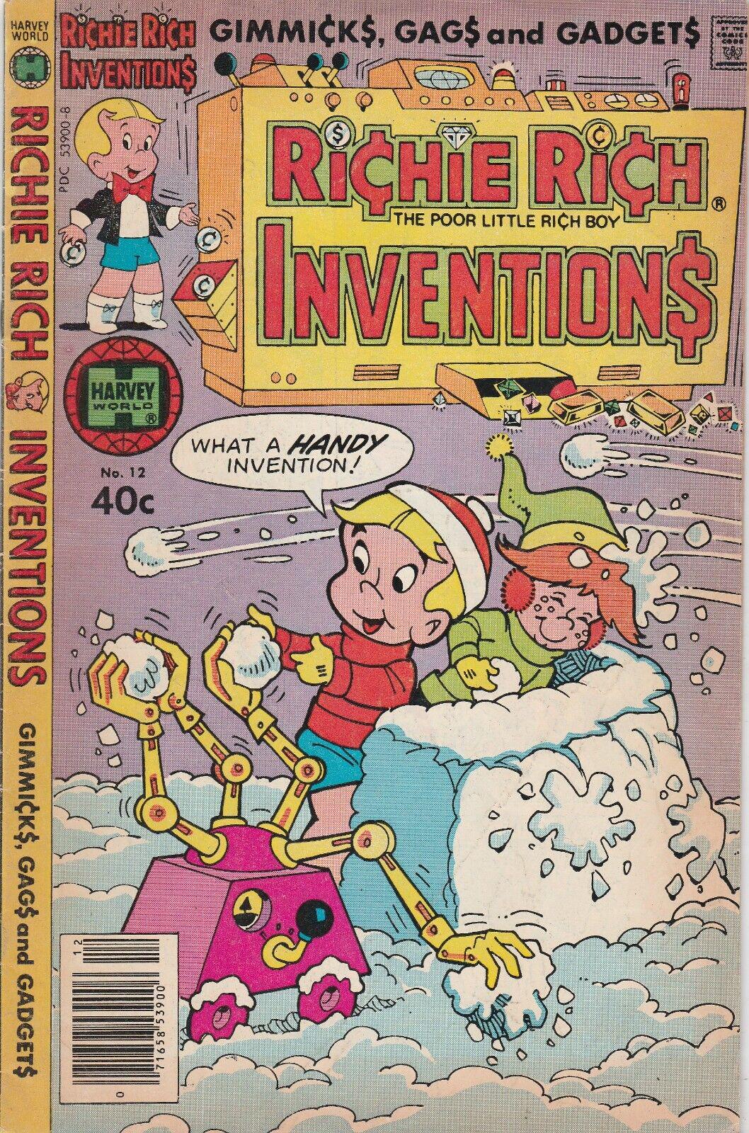 Richie Rich Inventions #12 (1980) Comic Books Richie Rich Inventions