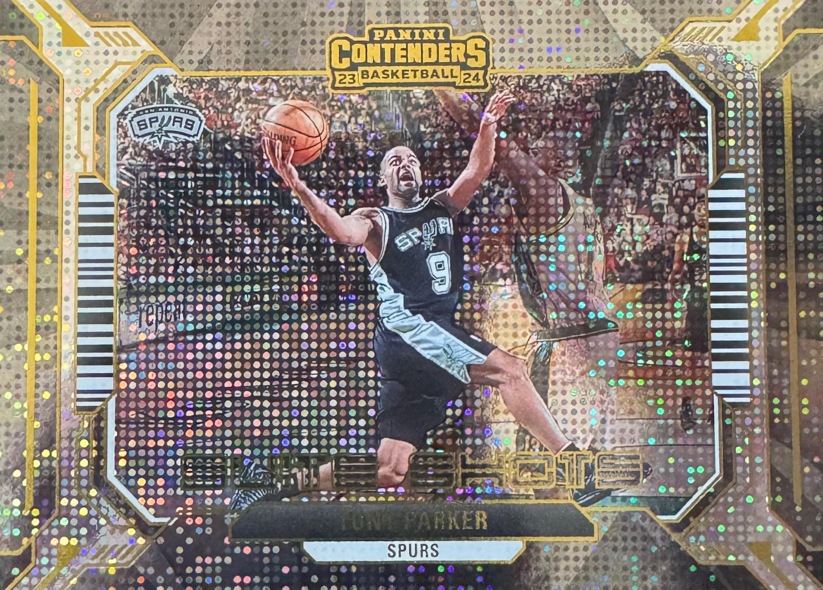 Tony Parker #6 Basketball Cards 2023 Panini Contenders Suite Shot