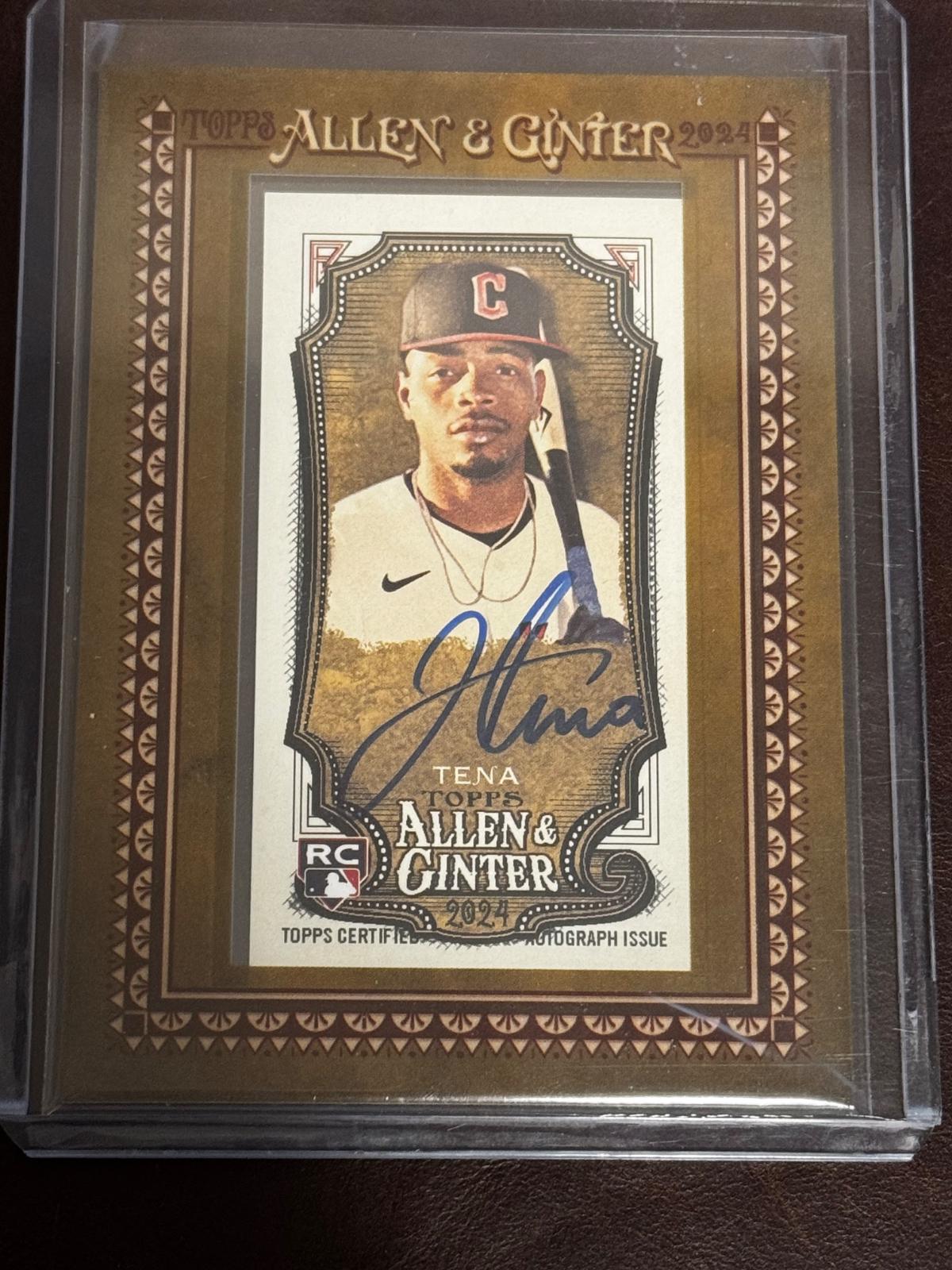 Jose Tena #MA-JT Baseball Cards 2024 Topps Allen & Ginter Mini Baseball Autograph