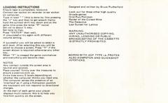 Full Cover Back | Bubble Trouble ZX Spectrum