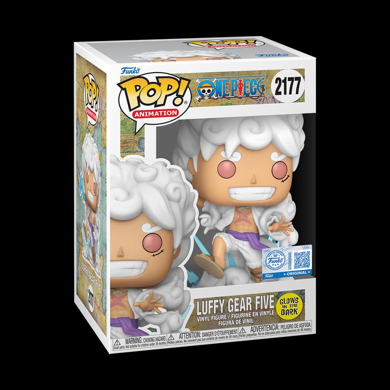 Luffy Gear Five #2177 One piece Funko Pop box and figure