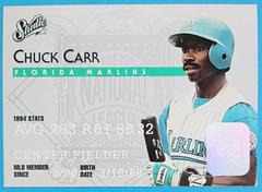 Chuck Carr #72 Baseball Cards 1995 Studio Prices