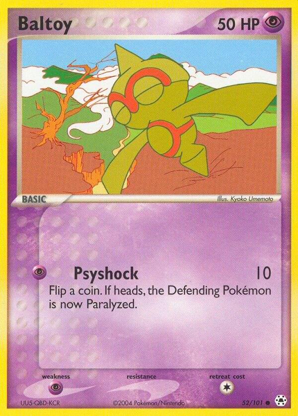 Baltoy #52 Pokemon Hidden Legends