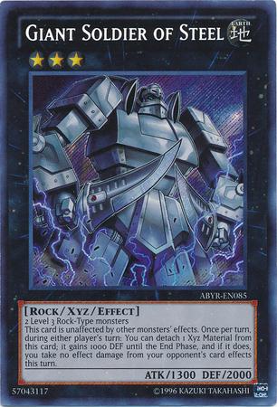 Giant Soldier of Steel ABYR-EN085 YuGiOh Abyss Rising