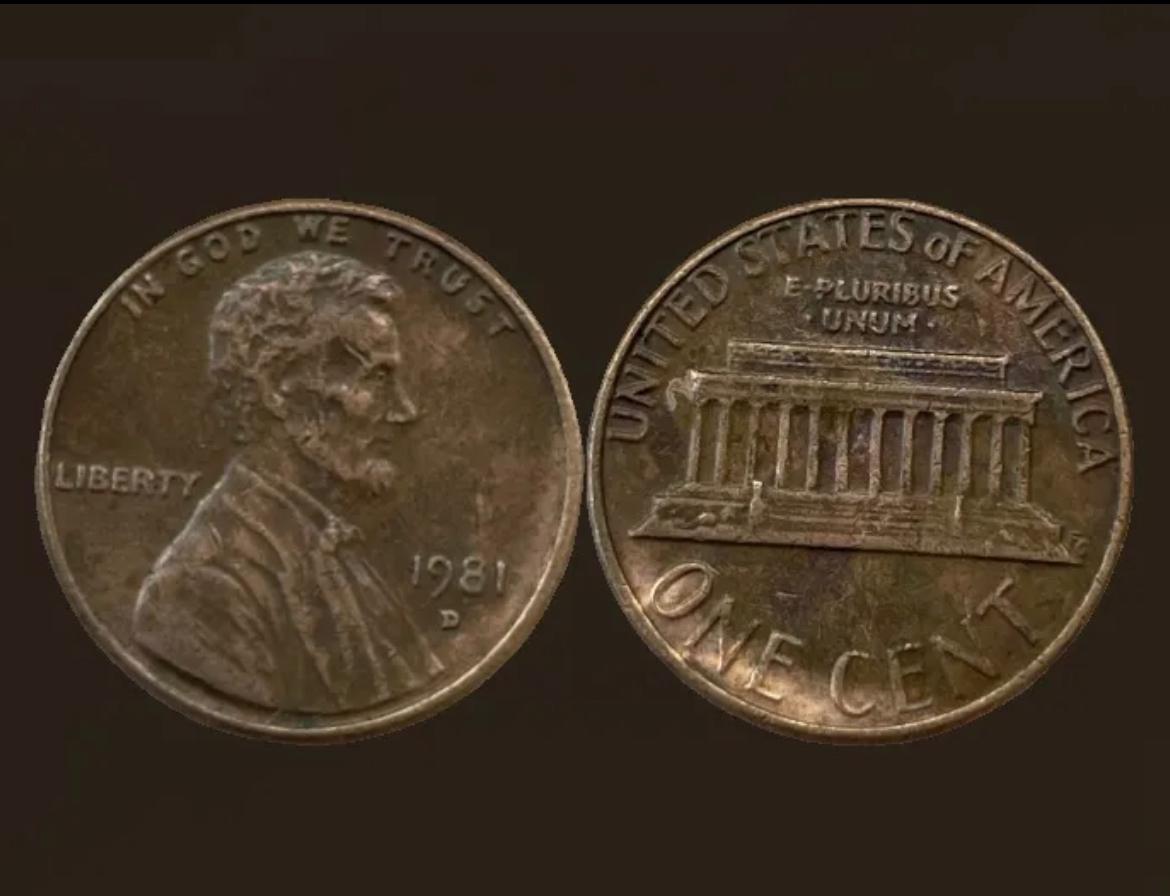 1981 D Coins Lincoln Memorial Penny