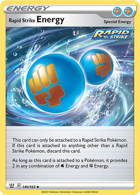 Rapid Strike Energy #140 Pokemon Battle Styles