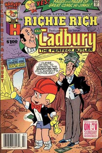 Richie Rich and Cadbury #24 (1990) Comic Books Richie Rich And Cadbury