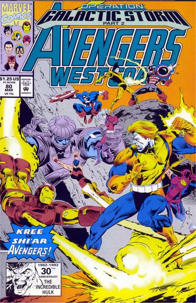 West Coast Avengers #80 (1992) Comic Books West Coast Avengers