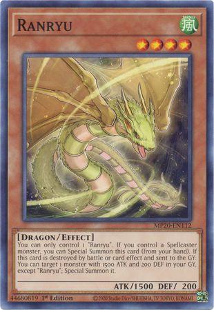 Ranryu MP20-EN112 YuGiOh 2020 Tin of Lost Memories Mega Pack