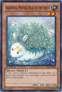 Kalantosa, Mystical Beast of the Forest LVAL-EN036