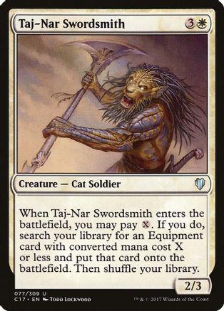 Taj-Nar Swordsmith Magic Commander 2017