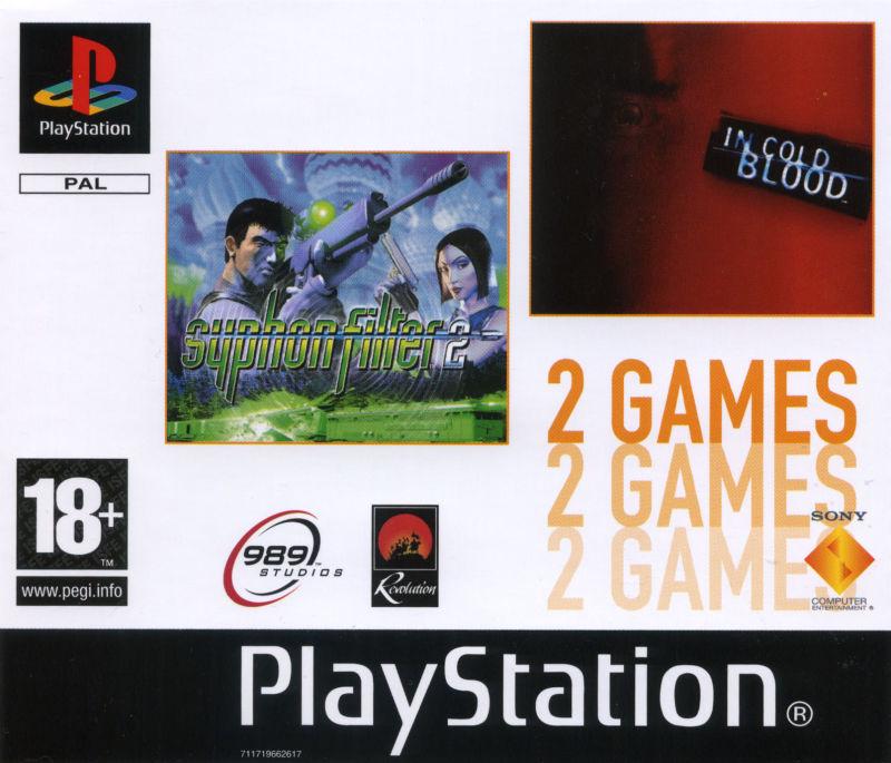 2 Games Cold Blood + Syphon Filter PAL Playstation