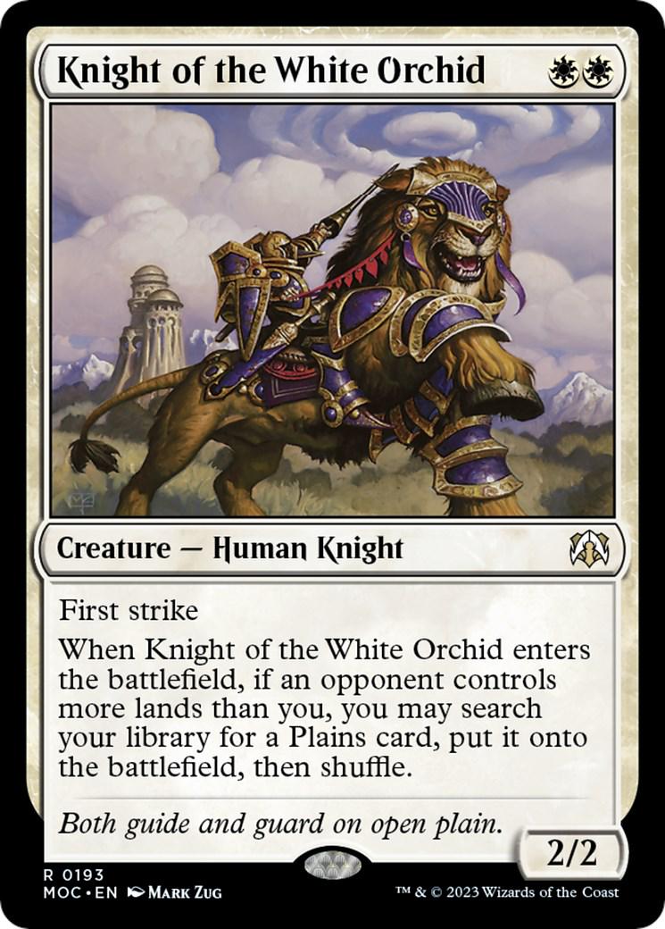 Knight of the White Orchid #193 Magic March of the Machine Commander