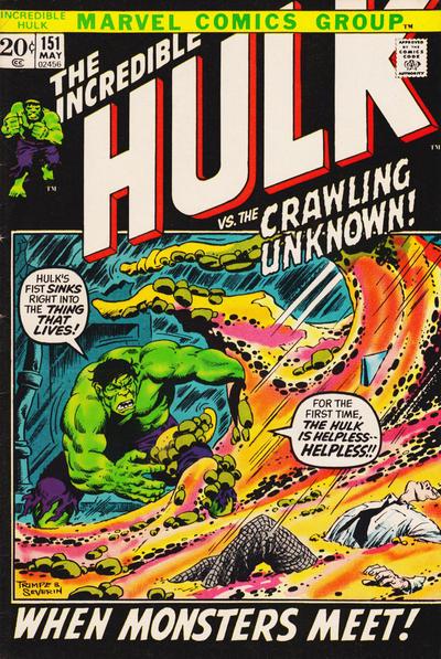 The Incredible Hulk #151 (1972) Comic Books Incredible Hulk
